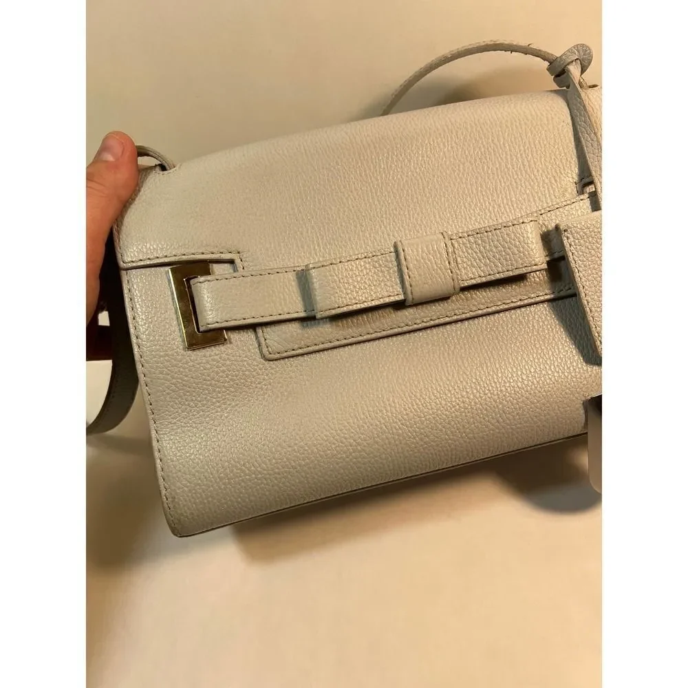 Samantha Thavasa Powder Blue Hand Bag with Sweet Bow
